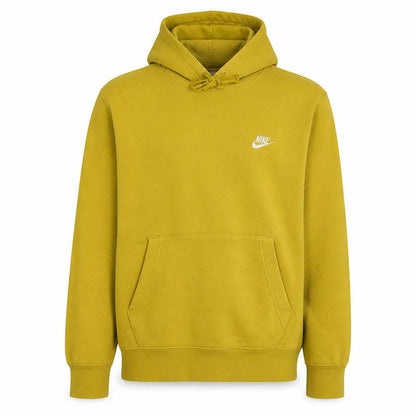 Mens UK Size S Nike Yellow Pullover Hoodie