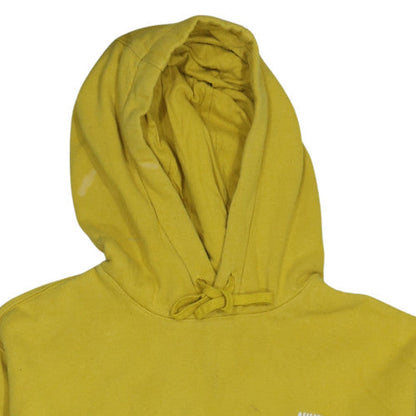 Mens UK Size S Nike Yellow Pullover Hoodie