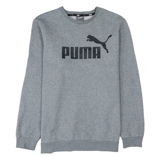 Mens UK Size L PUMA Grey Pullover Sweatshirt
