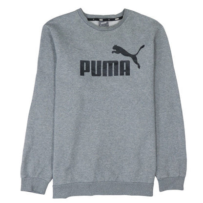 Mens UK Size L PUMA Grey Pullover Sweatshirt