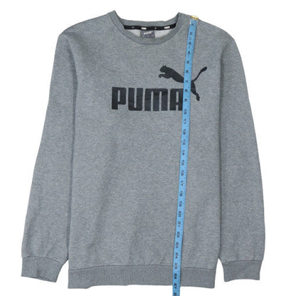 Mens UK Size L PUMA Grey Pullover Sweatshirt