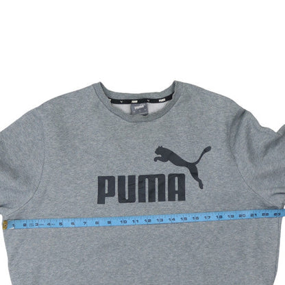 Mens UK Size L PUMA Grey Pullover Sweatshirt