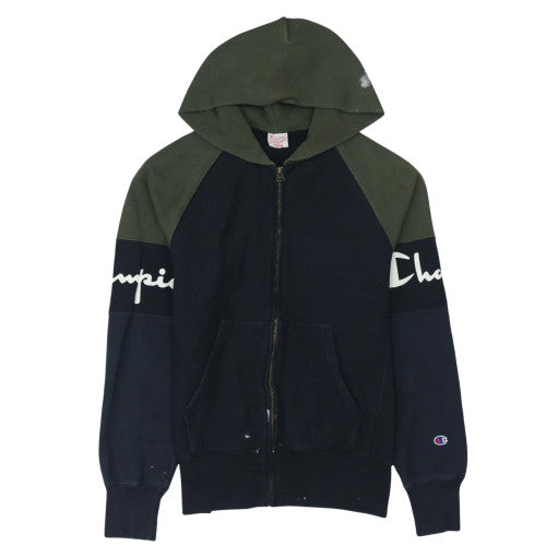 Mens UK Size L Champion Multicoloured Full Zip Hoodie