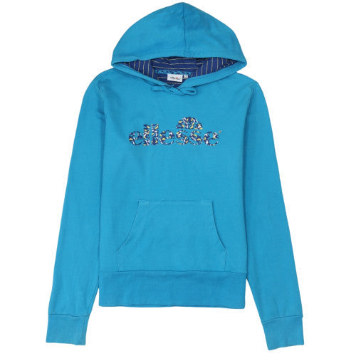 Womens UK Size 14 ellesse Blue Pullover Hoodie
