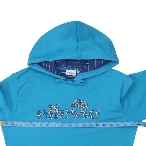 Womens UK Size 14 ellesse Blue Pullover Hoodie