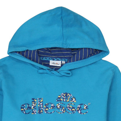 Womens UK Size 14 ellesse Blue Pullover Hoodie