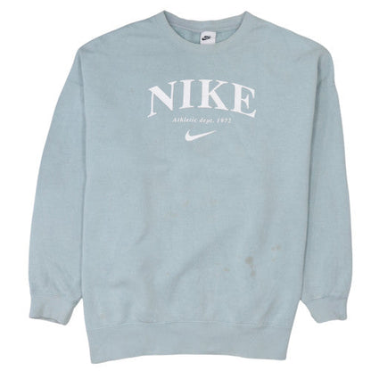 Womens UK Size S Nike Blue Pullover Sweatshirt