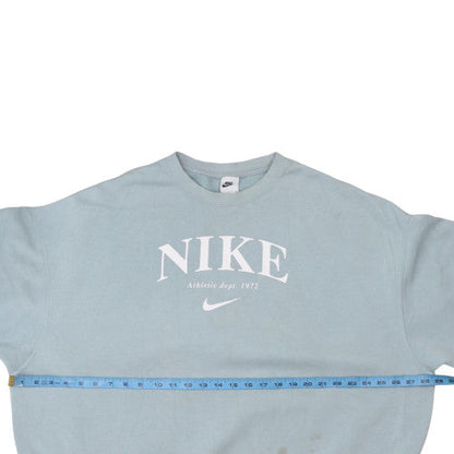 Womens UK Size S Nike Blue Pullover Sweatshirt