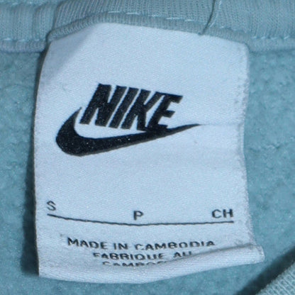 Womens UK Size S Nike Blue Pullover Sweatshirt