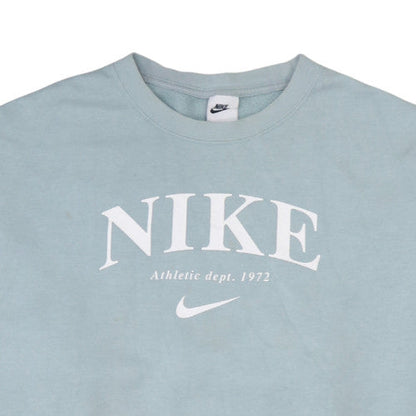 Womens UK Size S Nike Blue Pullover Sweatshirt