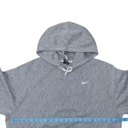 Womens UK Size M Nike Grey Pullover Hoodie