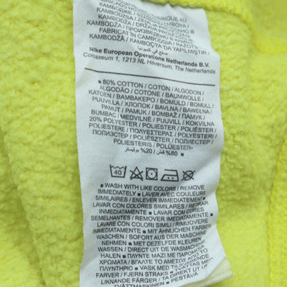 Womens UK Size M Nike Yellow Pullover Sweatshirt