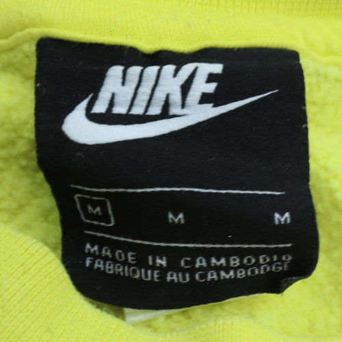 Womens UK Size M Nike Yellow Pullover Sweatshirt