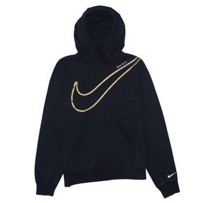 Womens UK Size M Nike Black Pullover Hoodie