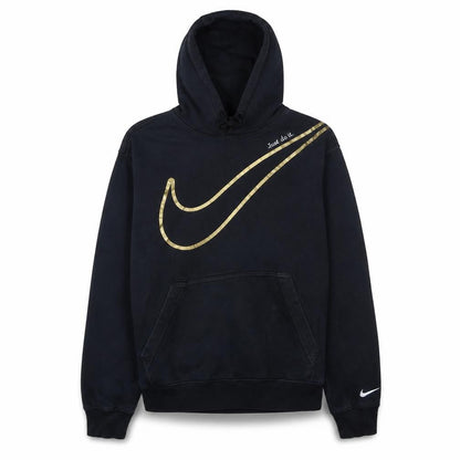 Womens UK Size M Nike Black Pullover Hoodie