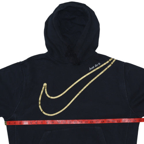 Womens UK Size M Nike Black Pullover Hoodie