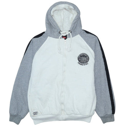 Mens UK Size M Lee Cooper Grey Full Zip Hoodie
