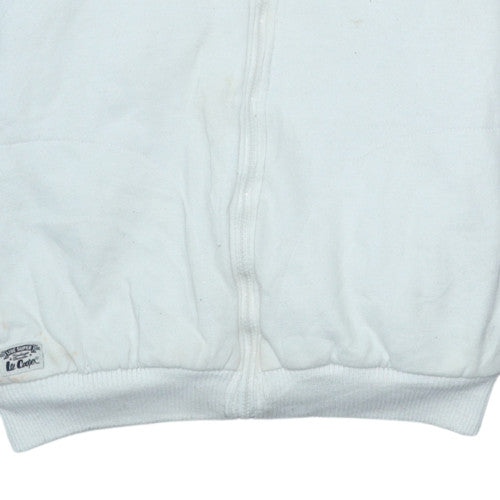 Mens UK Size M Lee Cooper Grey Full Zip Hoodie
