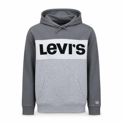 Mens UK Size M Levi's Grey Pullover Hoodie