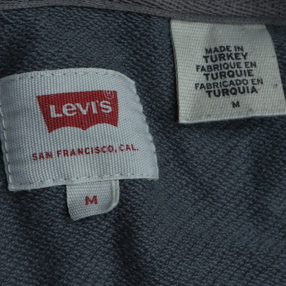 Mens UK Size M Levi's Grey Pullover Hoodie