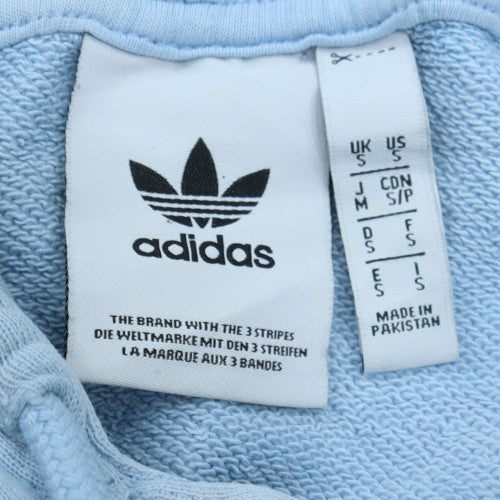 Mens UK Size S adidas Blue Pullover Hoodie