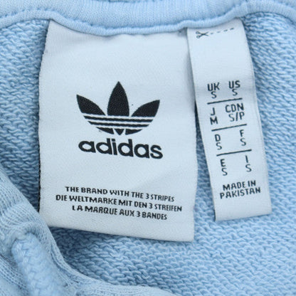 Mens UK Size S adidas Blue Pullover Hoodie