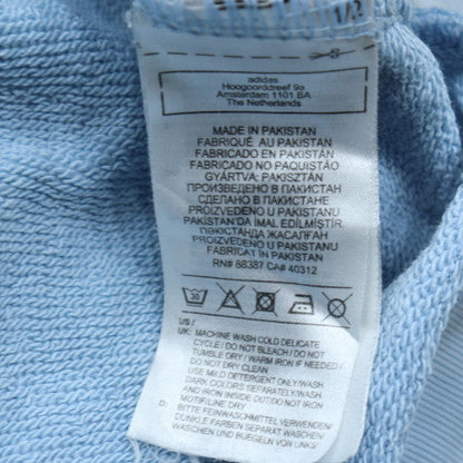 Mens UK Size S adidas Blue Pullover Hoodie