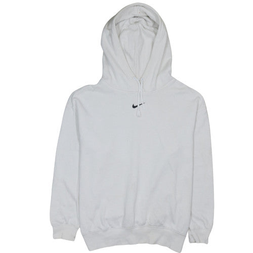 Mens UK Size S Nike White Pullover Hoodie