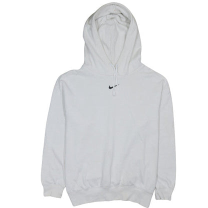 Mens UK Size S Nike White Pullover Hoodie