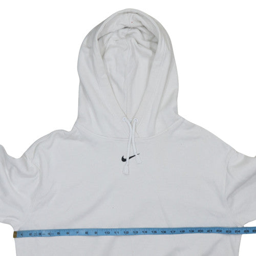 Mens UK Size S Nike White Pullover Hoodie