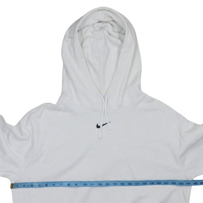 Mens UK Size S Nike White Pullover Hoodie