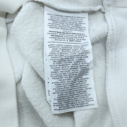 Mens UK Size S Nike White Pullover Hoodie