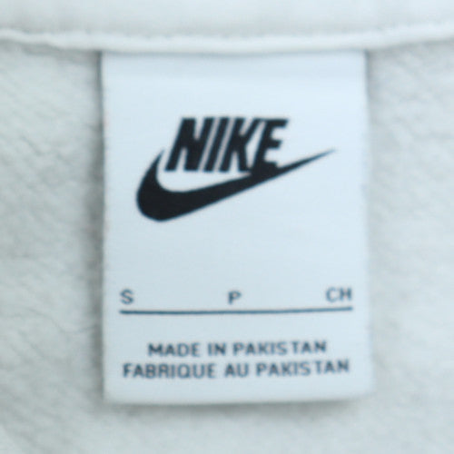 Mens UK Size S Nike White Pullover Hoodie