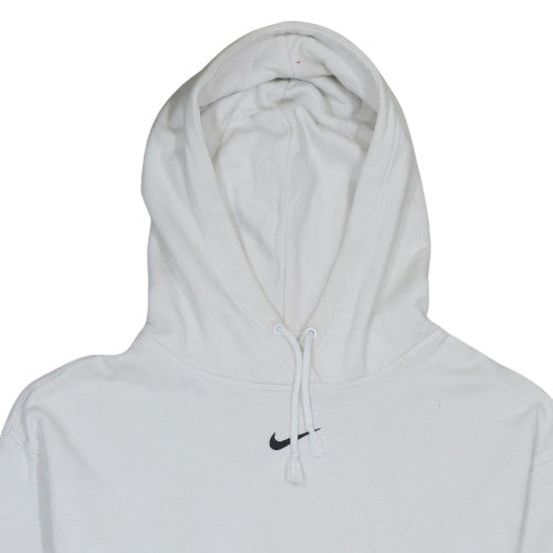 Mens UK Size S Nike White Pullover Hoodie