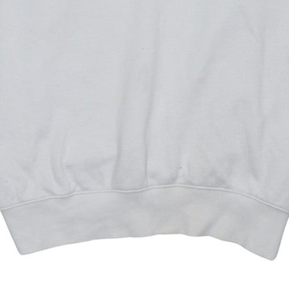 Mens UK Size S Nike White Pullover Hoodie