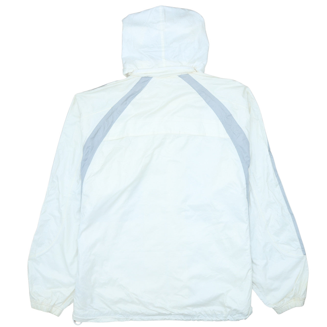 Mens UK Size XL adidas White Windbreaker Coat