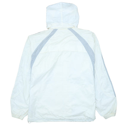 Mens UK Size XL adidas White Windbreaker Coat