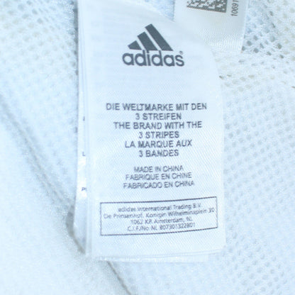 Mens UK Size XL adidas White Windbreaker Coat