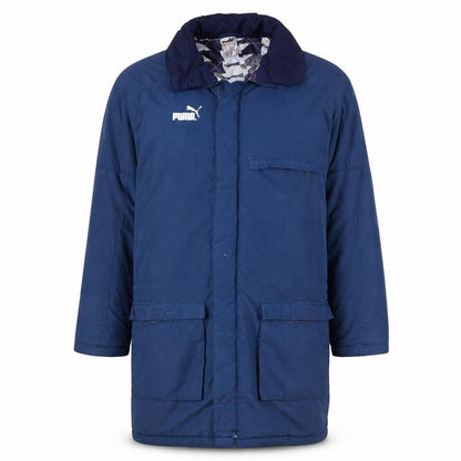 Mens UK Size M PUMA Blue Parka Coat