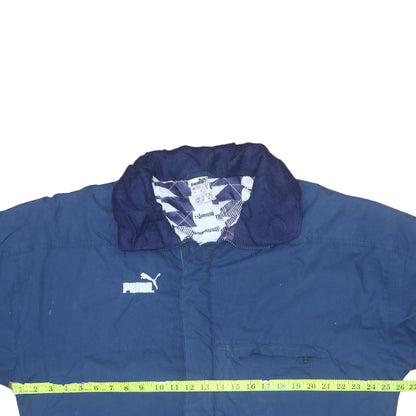 Mens UK Size M PUMA Blue Parka Coat