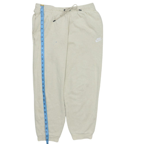 Mens UK Size M Nike Regular Fit Jogger Beige Trousers