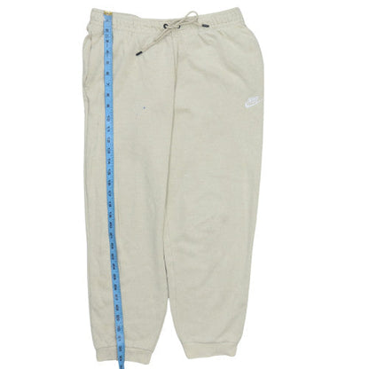 Mens UK Size M Nike Regular Fit Jogger Beige Trousers