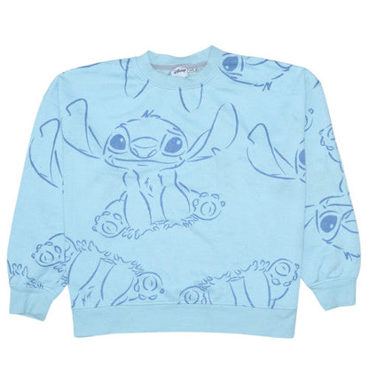 Womens UK Size XL Disney Blue Pullover Sweatshirt