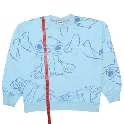Womens UK Size XL Disney Blue Pullover Sweatshirt