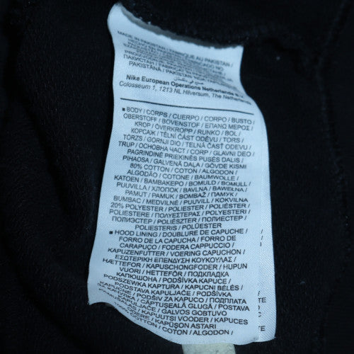 Womens UK Size XS Nike Black Pullover Hoodie