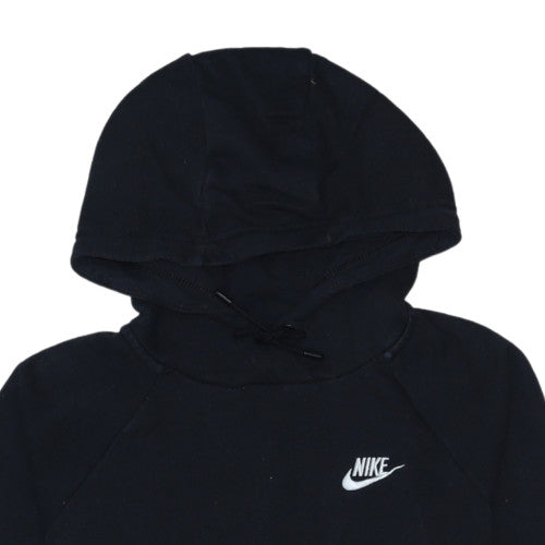 Womens UK Size XS Nike Black Pullover Hoodie