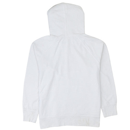 Mens UK Size M Levi's White Pullover Hoodie