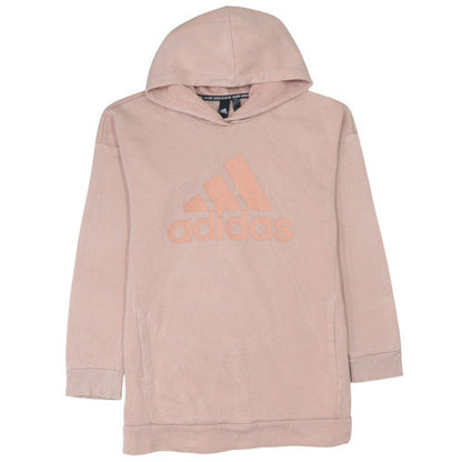 Womens UK Size 12 adidas Pink Pullover Hoodie