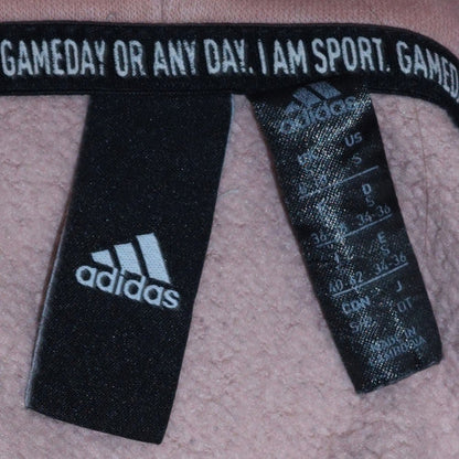 Womens UK Size 12 adidas Pink Pullover Hoodie