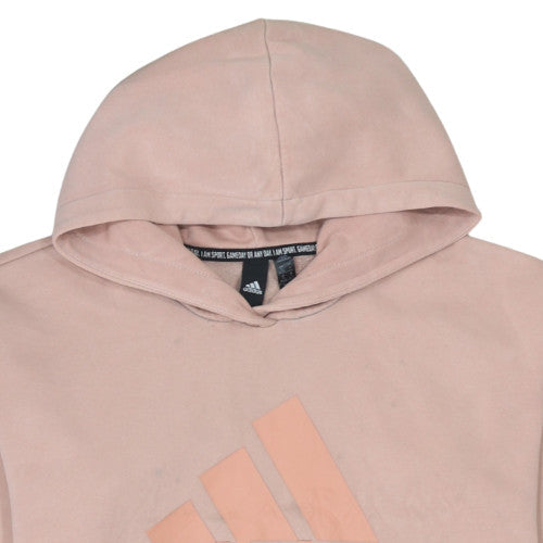 Womens UK Size 12 adidas Pink Pullover Hoodie